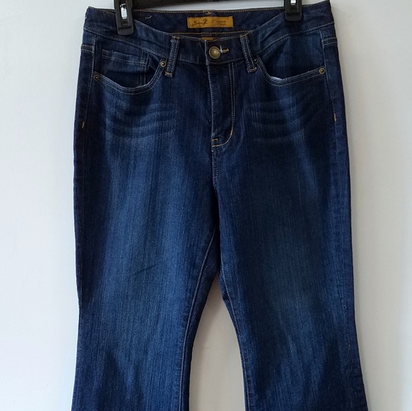 Seven 7 Bootcut Flare Womens Jeans Size 8 - Picture 8 of 8
